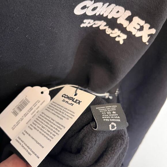•NWT• Complex x NIGO 20 year Cat Sweatshirt Hoodie in Black• XS - Picture 11 of 11
